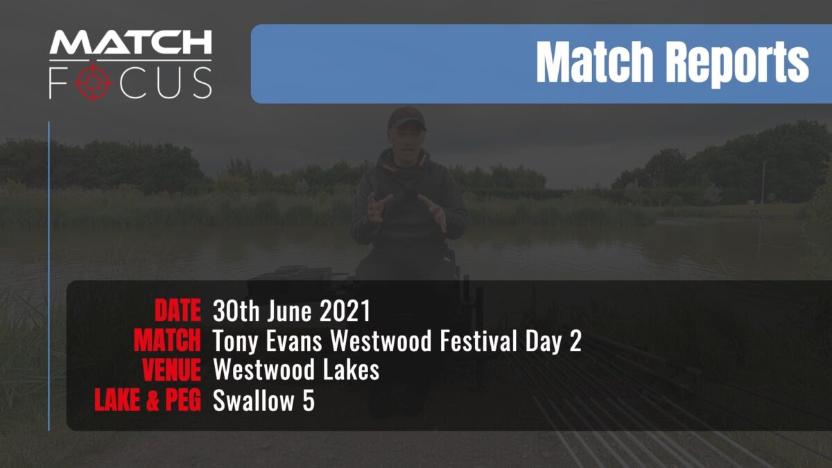 Tony Evans Westwood Festival Day 2 – 30th June 2021 Match Report