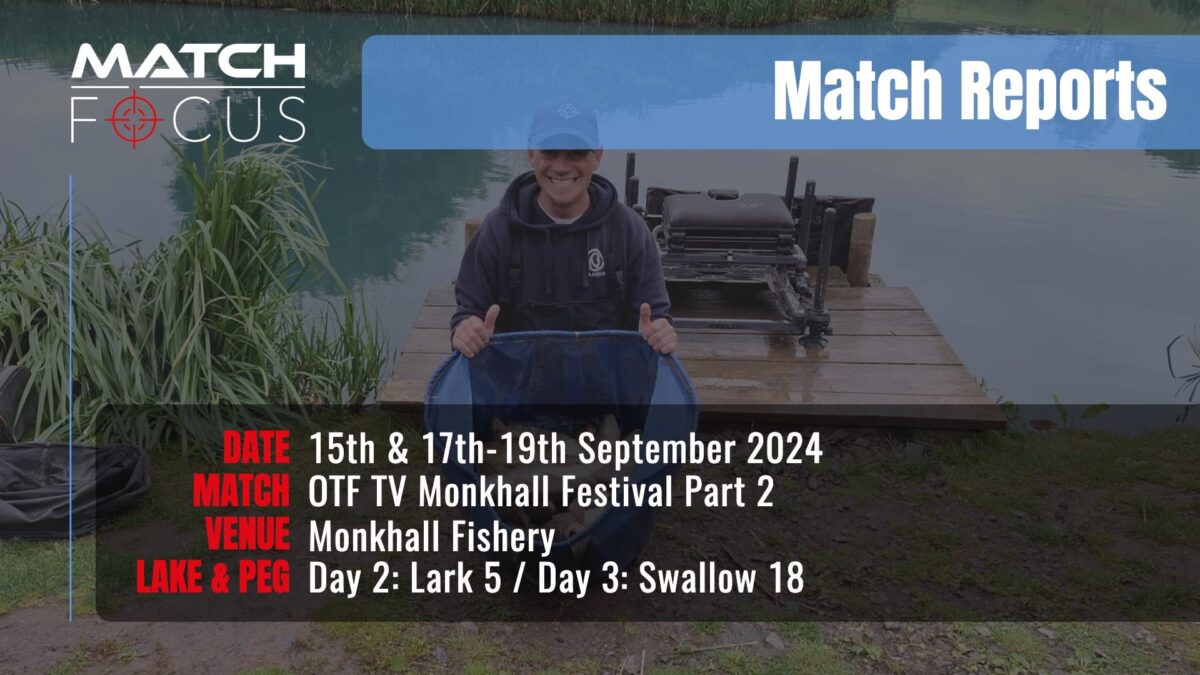 Monkhall Festival Pt 2 – 15th 16th-19th September 2024 Match Report